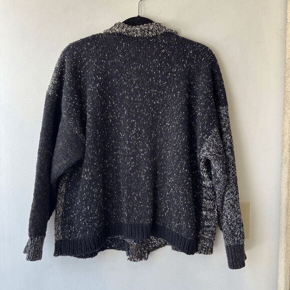 Amy Brill Lagenlook Patchwork Knit Cardigan Jacket – Handcrafted USA, One Size - Picture 3 of 10